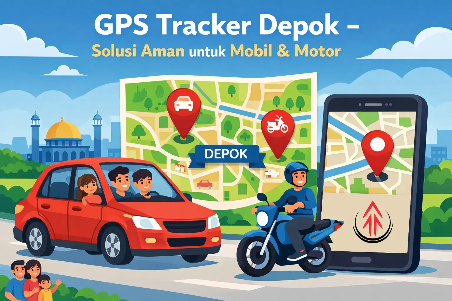 gps tracker depok untuk keamanan mobil dan motor pribadi