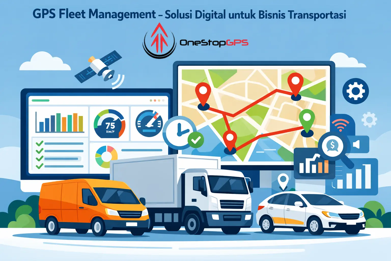 gps tracker fleet management untuk solusi digital bisnis transportasi