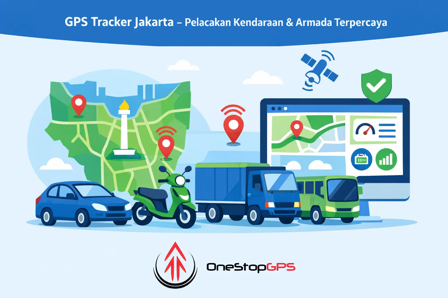 gps tracker jakarta untuk pelacakan kendaraan dan armada