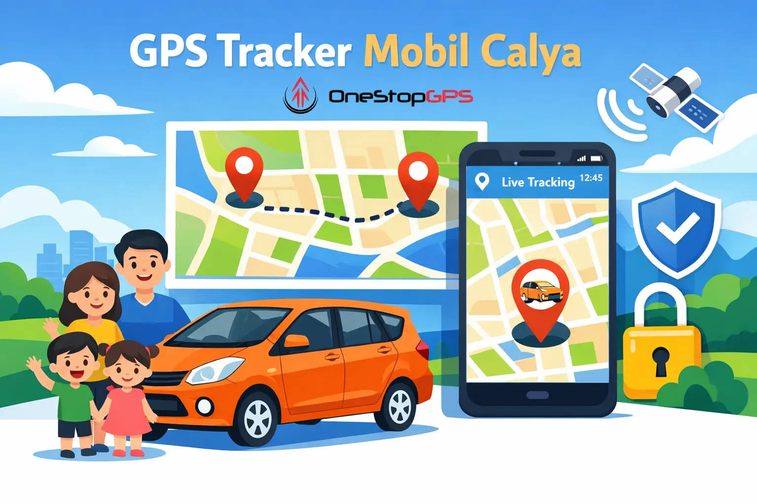 GPS Tracker Mobil Calya – Keamanan Modern untuk Mobil Keluarga