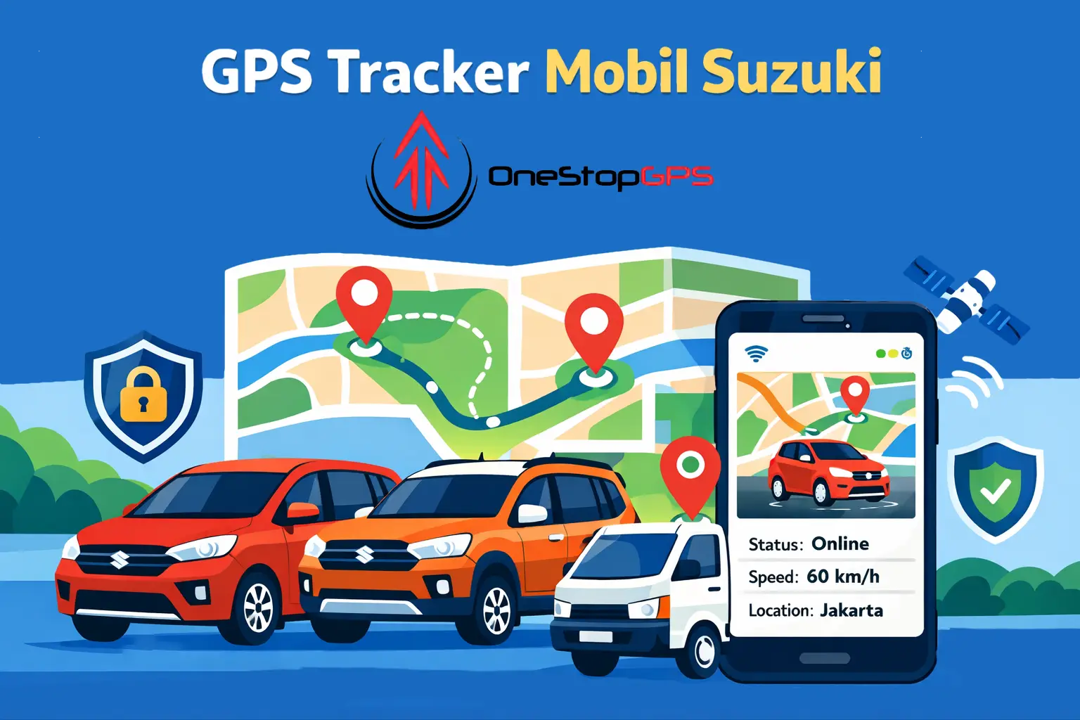 gps tracker mobil suzuki untuk keamanan dan monitoring real-time