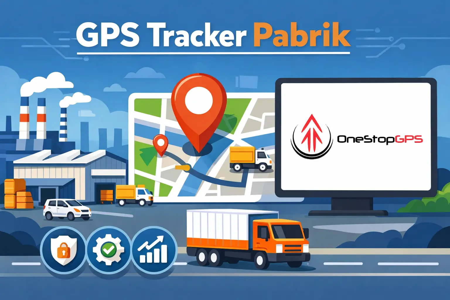 GPS Tracker Pabrik – Kontrol Armada Distribusi dan Operasional
