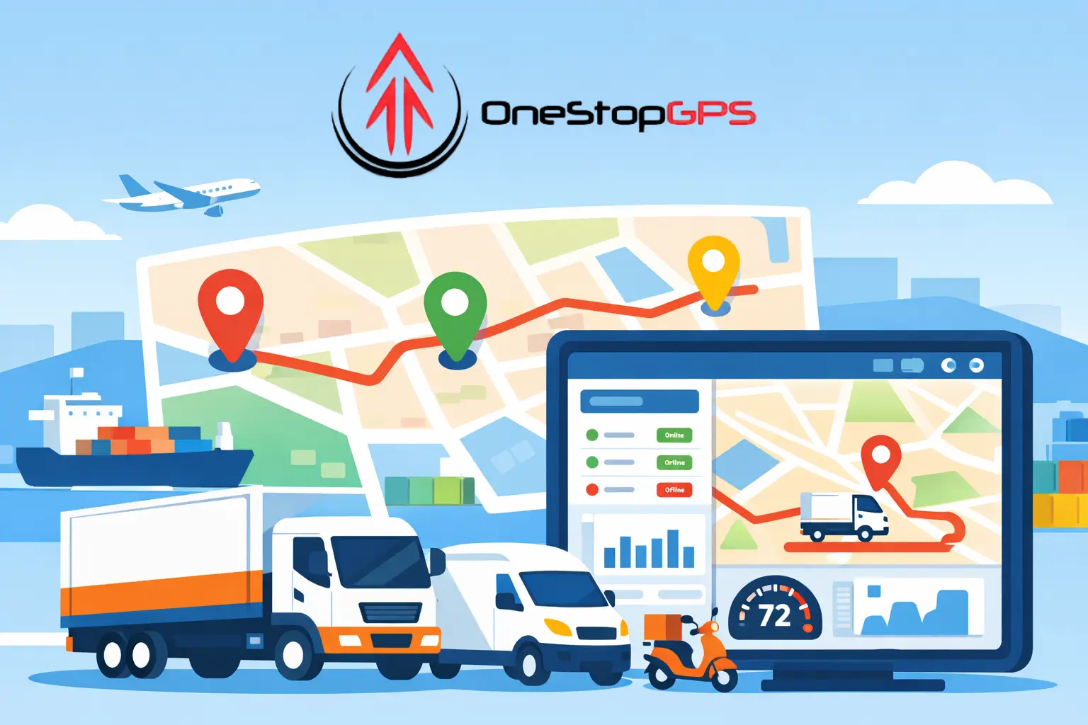gps tracker perusahaan logistik untuk kendali armada distribusi