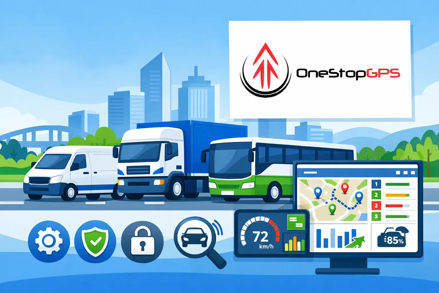 GPS Tracker Perusahaan Transportasi – Solusi Fleet Monitoring Modern