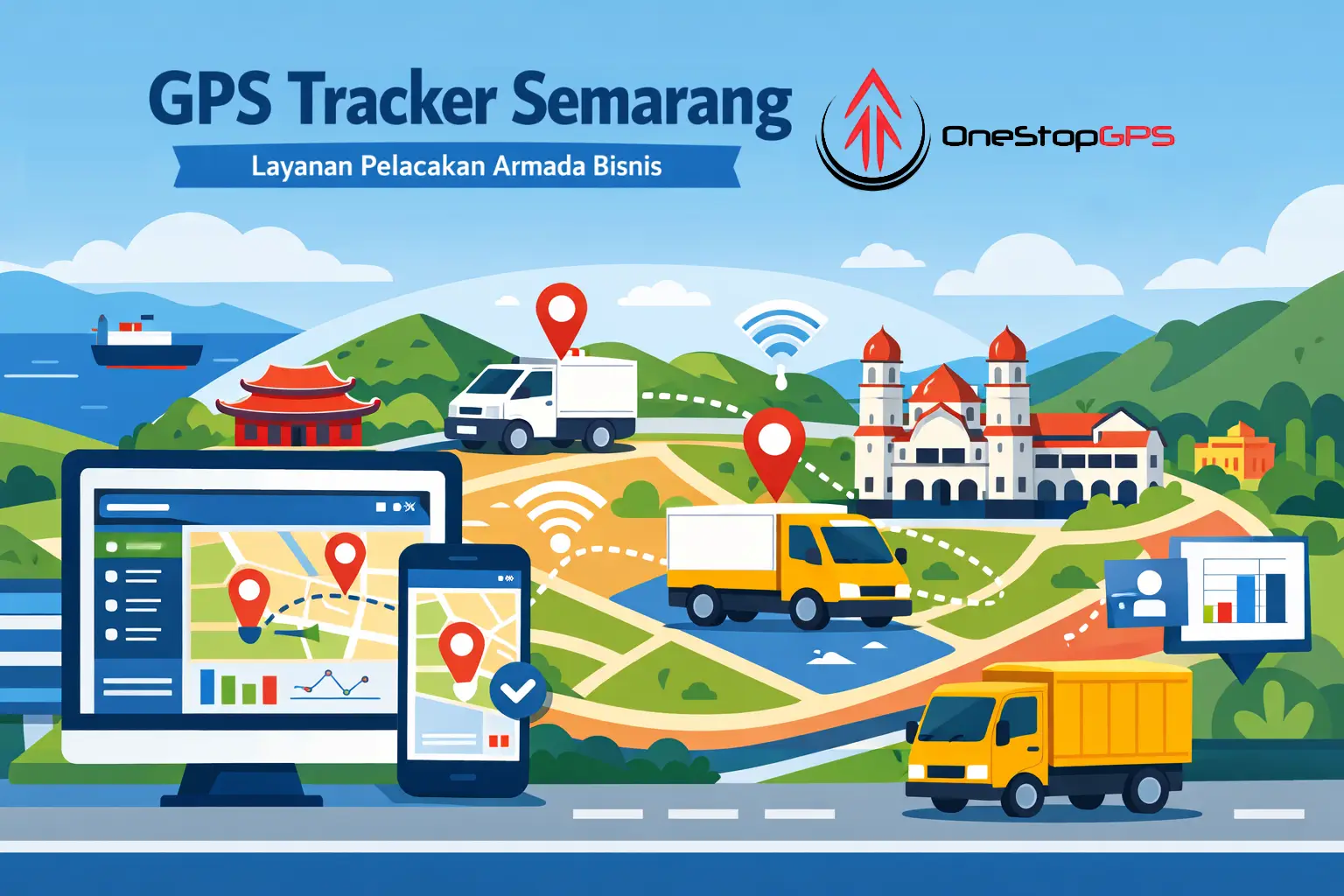 gps tracker semarang untuk pelacakan armada bisnis secara real-time