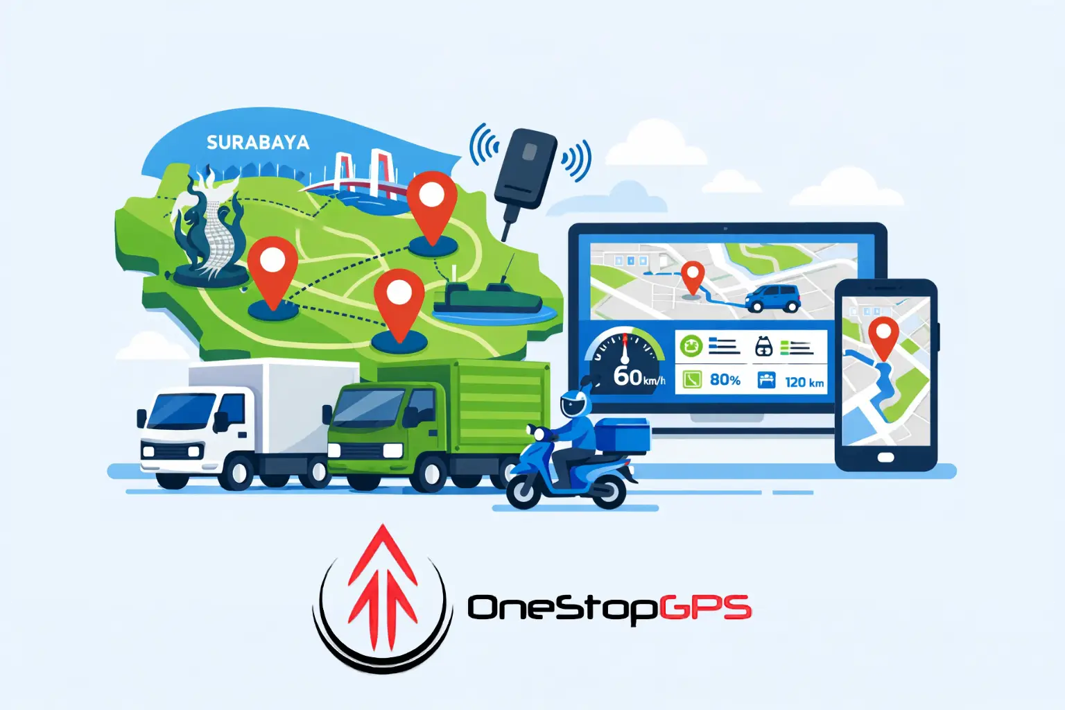 gps tracker surabaya untuk pelacakan kendaraan bisnis