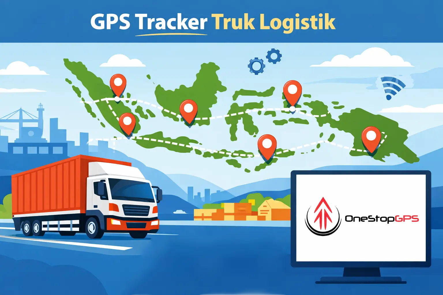 GPS Tracker Truk Logistik – Pelacakan Armada Nasional