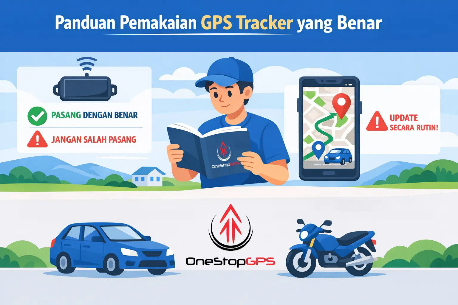 Panduan Pemakaian GPS Tracker yang Benar